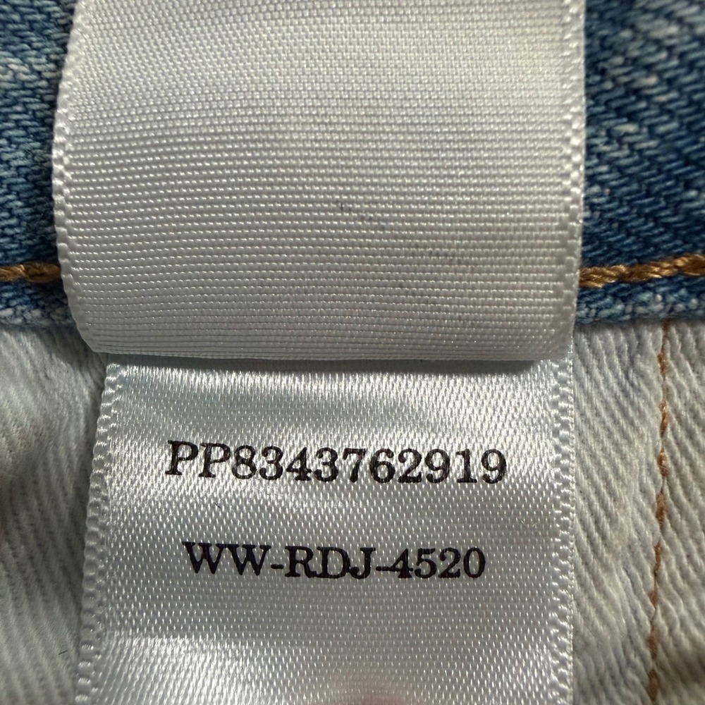 Everlane The Cheeky Jean Light Wash Blue High Rise Straight Leg Denim Size 33 R - Picture 8 of 12